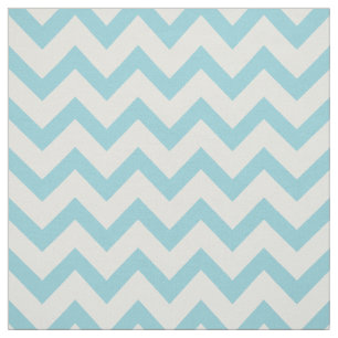 Cute pastel turquoise chevron pattern fabric