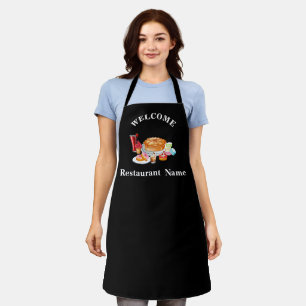Cute pastry bakery shop welcome cake Personalized Apron