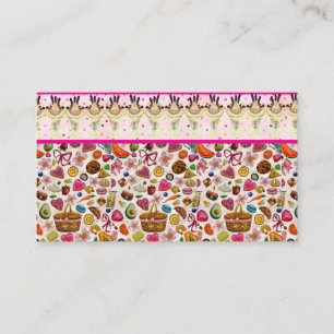Cute Pastry Confections Sweets Business Card