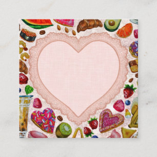 Cute Pastry Confections Sweets Enclosure Card
