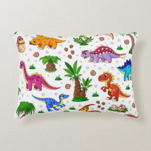 Cute Pattern Dinosaurs Trendy Cartoon Dino Decorative Cushion