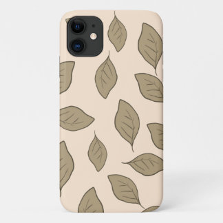 Cute pattern leaves iPhone 11 case