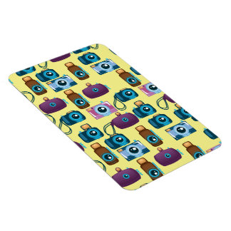 Cute Pattern of Cameras Magnet