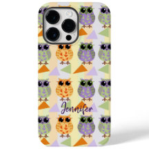 Cute Pattern Owls Case-Mate iPhone Case
