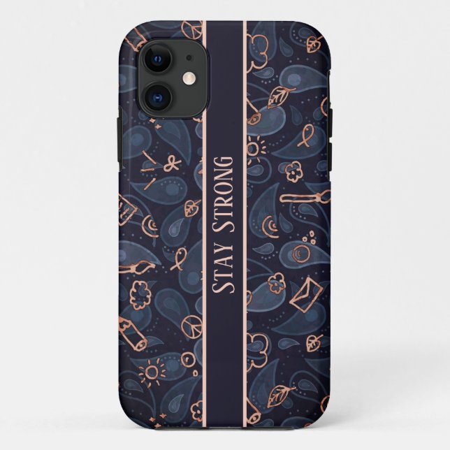 Cute pattern supplies iPhone Case (Back)