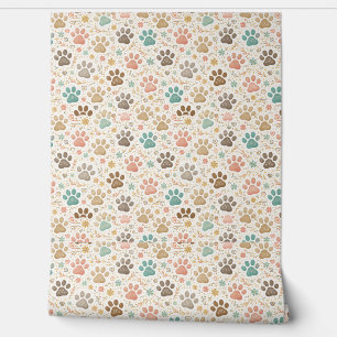 Cute Paw Prints Wallpaper