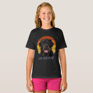Cute paw Retro Heart Rottie Dog Pet Animals rottwe T-Shirt
