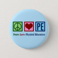 Cute PE Teacher Peace Love Physical Education