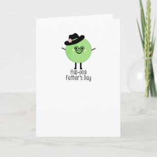 Cute Pea Happy Father’s Day Card