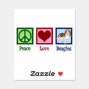Cute Peace Love Beagles