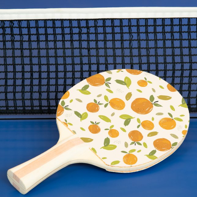 Cute Peach Fruit Pattern Ping Pong Paddle (Insitu)