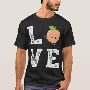 Cute Peach Love Kawaii Peach Fruit Gifts T-Shirt