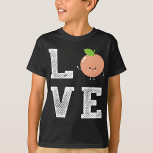 Cute Peach Love Kawaii Peach Fruit Gifts T-Shirt