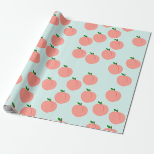 Cute Peach Wrapping Paper