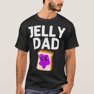 Cute Peanut Butter And Jelly Art Dad Men Matching T-Shirt