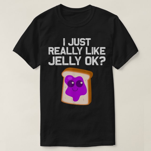 Cute Peanut Butter And Jelly Art Men Women Matchin T-Shirt (Design Front)