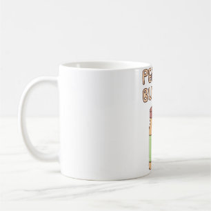 Cute Peanut Butter Jar Doodle Coffee Mug