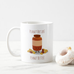 Cute Peanut Butter Jar   Mug