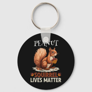 Cute Peanut Squirrel Lives Wild Animal Men Women K Key Ring
