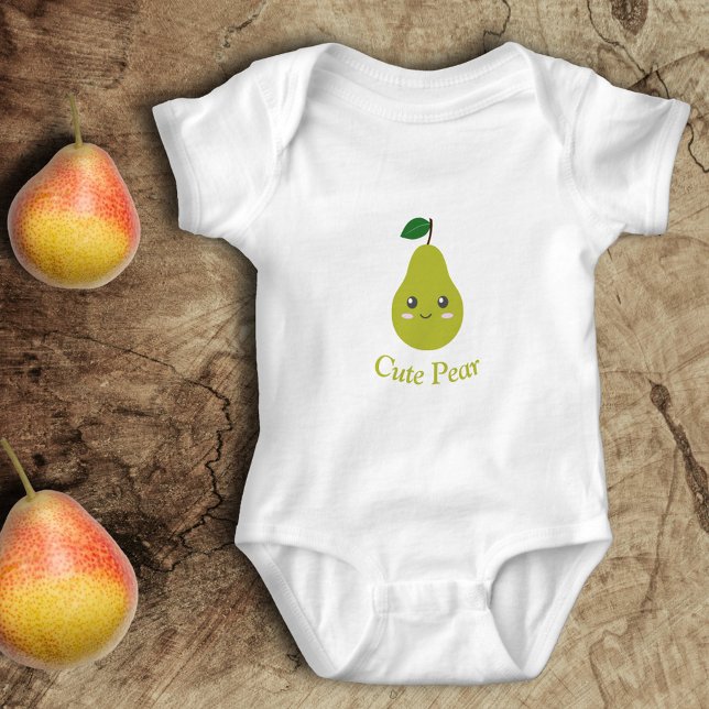 Cute Pear Baby Bodysuit (Cute Pear Baby Bodysuit)