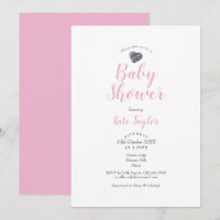 Cute Pebble Heart Baby Shower / Sprinkle