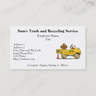 Cute Peddle Truck Peddle Car Business Card