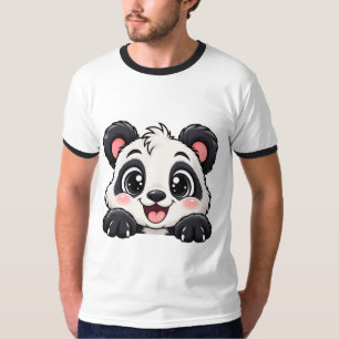 Cute Peekaboo Panda T-Shirt