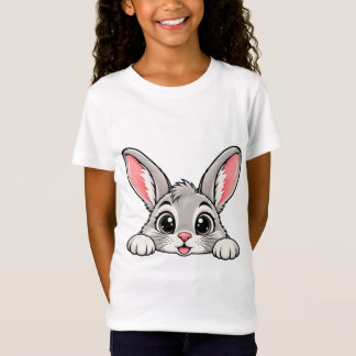 Cute Peekaboo Rabbit T-Shirt