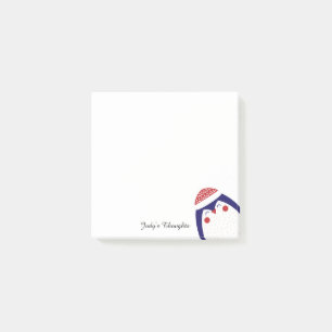 Cute Peeking Out Penguin 3" x 3" Post-it® Notes