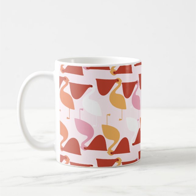 Cute Pelican Coffee Mug (Left)