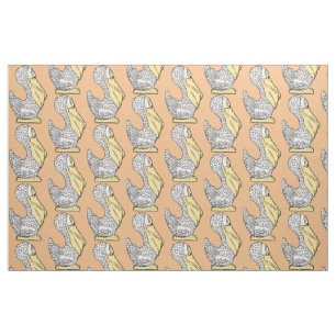 Cute Pelican custom fabric