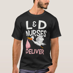 Cute Pelican Labour And Delivery Nurses T-Shirt