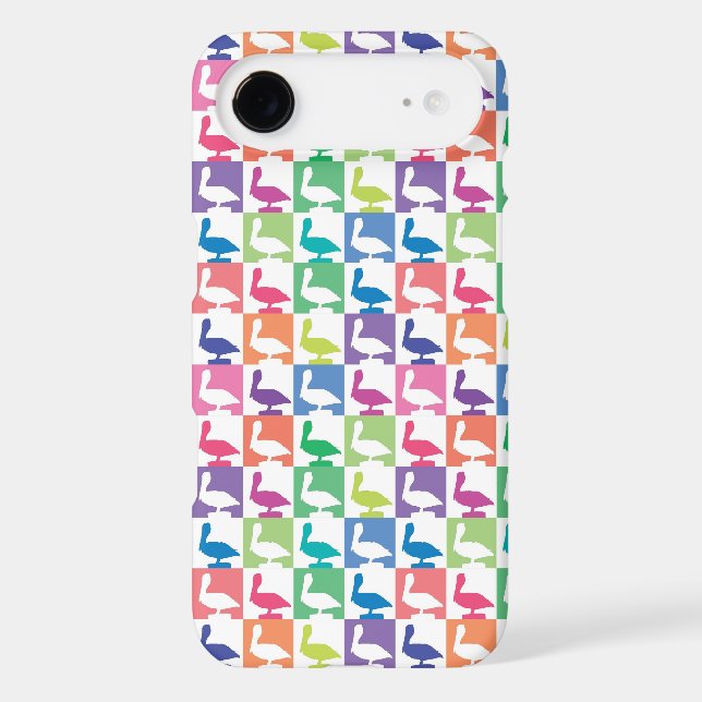 cute pelican pattern naples florida Case-Mate iPhone case (Back)