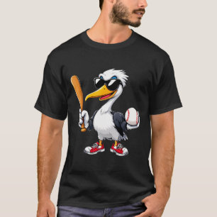 Cute Pelican Playing Sell Animal Lovers Men Women T-Shirt