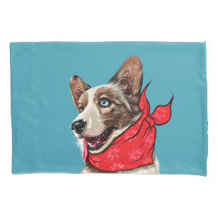 Cute Pembroke Welsh Corgi Pillowcase