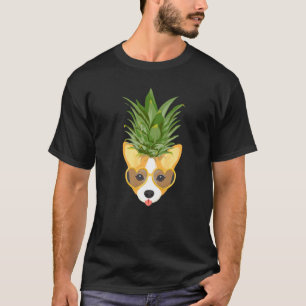 Cute Pembroke Welsh Corgi Pineapple Women Girls Ki T-Shirt