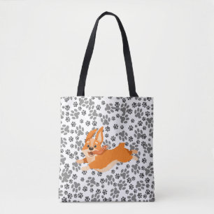 Cute Pembroke Welsh Corgi Tote Bag