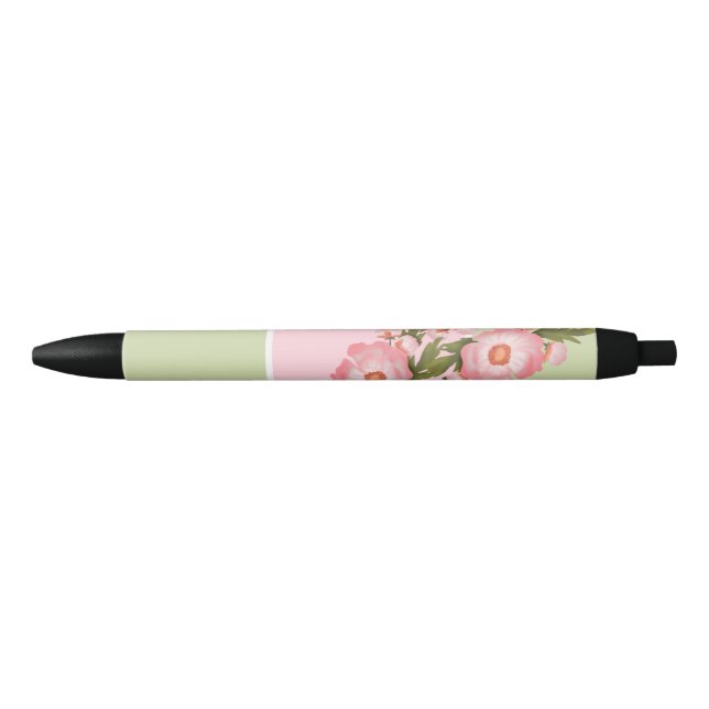 Cute Pen with a floral design for school girls  (Front)