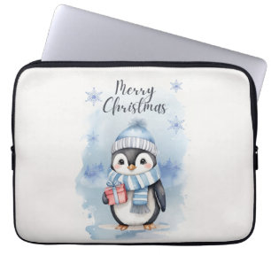 "Cute Penguin 2" Laptop Sleeve