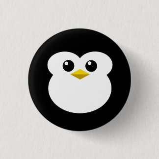 Cute Penguin 3 Cm Round Badge