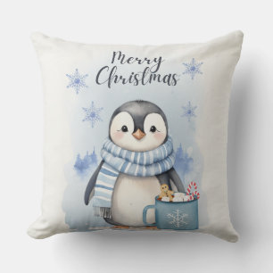"Cute Penguin 3" Cushion