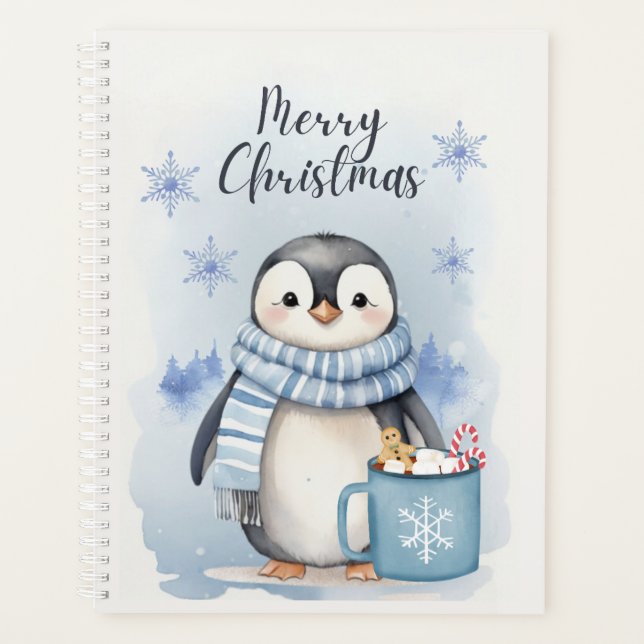 "Cute Penguin 3" Planner (Front)