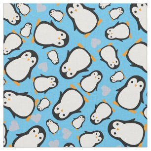 Cute Penguin Baby Nursery Room Decor Fabric