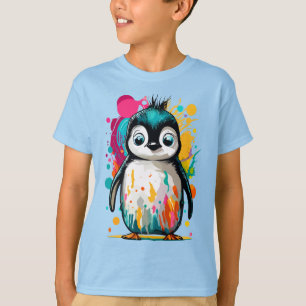 Cute Penguin - Baby Penguin Colourful - Penguin T-Shirt
