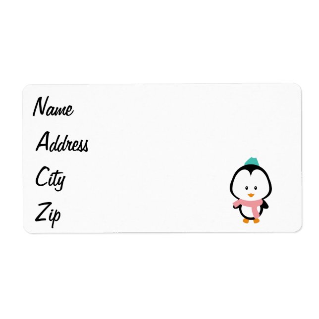 Cute penguin cartoon (Front)