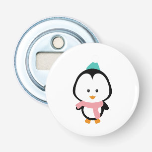 Cute penguin cartoon bottle opener