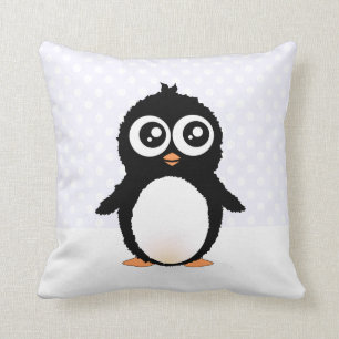 Cute penguin cartoon cushion