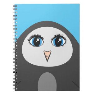 Cute Penguin Cartoon Kids Notebook