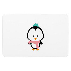 Cute penguin cartoon magnet