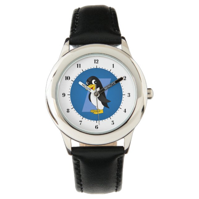 Cute penguin cartoon watch (Front)